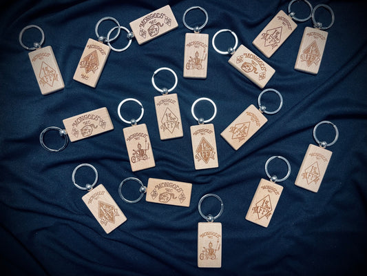 Brother Wood Keychains